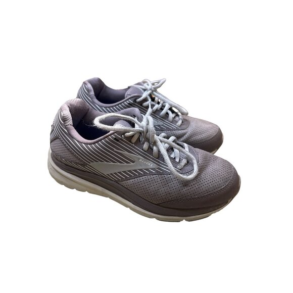 Brooks Addiction men’s gray walking running shoes sneakers size 7.5D SKU 3834 - Picture 1 of 9